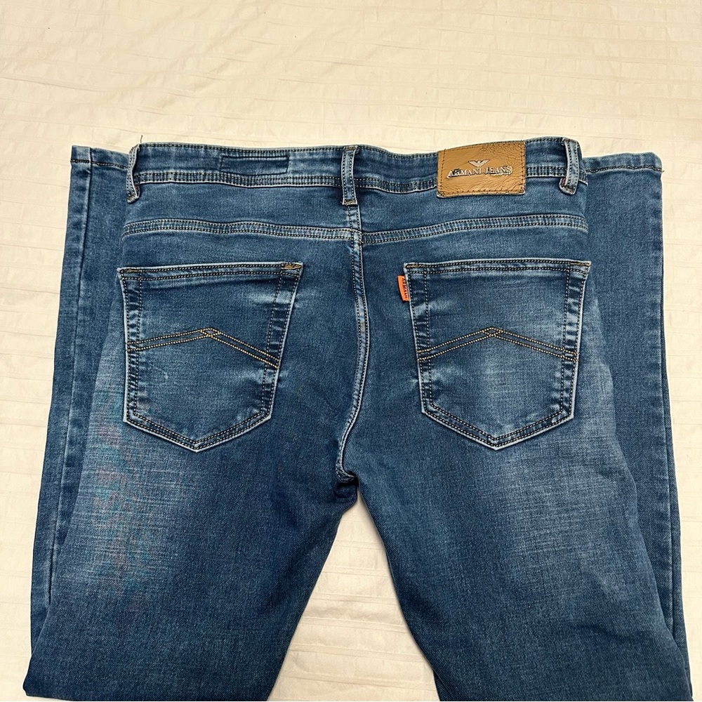 Armani jeans‎  Blue Straight Jeans - Picture 8 of 9